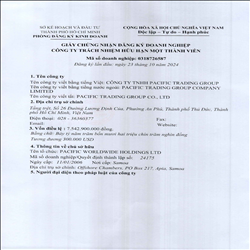 CÔNG TY TNHH PACIFIC TRADING GROUP