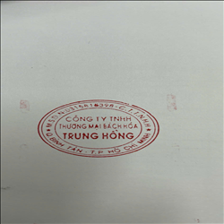 CÔNG TY TNHH THƯƠNG MẠI BÁCH HÓA TRUNG HỒNG