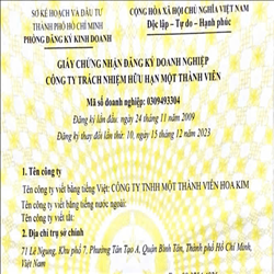 CÔNG TY TNHH THƯƠNG MẠI CHUAN TENG VIỆT NAM