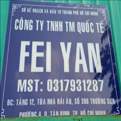 CÔNG TY TNHH THƯƠNG MẠI QUỐC TẾ FEI YAN