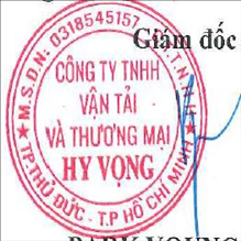 CÔNG TY TNHH VẬN TẢI VÀ THƯƠNG MẠI HY VỌNG