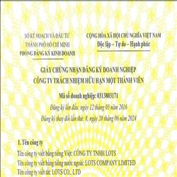 CÔNG TY TNHH LOTS