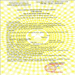 CHI NHÁNH CÔNG TY CỔ PHẦN STU - VIEW OVERSEAS SERVICE
