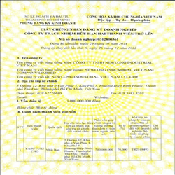 CÔNG TY TNHH NEWLONG INDUSTRIAL VIET NAM