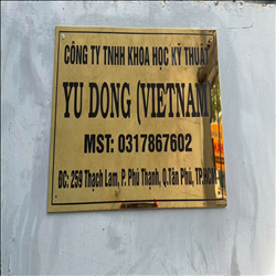 CÔNG TY TNHH KHOA HỌC KỸ THUẬT YU DONG (VIETNAM)