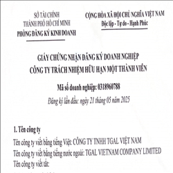 CÔNG TY TNHH TGAL VIỆT NAM