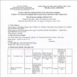 CÔNG TY TNHH THƯƠNG MẠI DỊCH VỤ THIẾT BỊ HƯỚNG DƯƠNG
