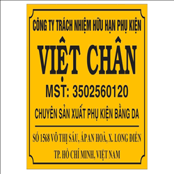 CÔNG TY TNHH PHỤ KIỆN VIỆT CHÂN