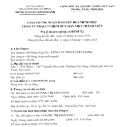 CÔNG TY TNHH BÁT HOANG