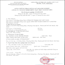 CÔNG TY TNHH CFB VIỆT NAM