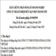 CÔNG TY TNHH INTERNATIONAL LIVING VIETNAM