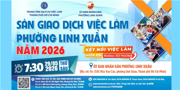 Sàn Giao Dịch Việc Làm Phường Linh Xuân Năm 2026