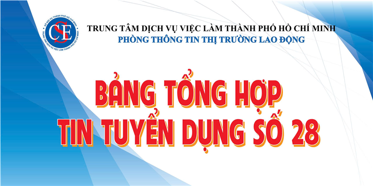 Bảng tổng hợp tin tuyển dụng