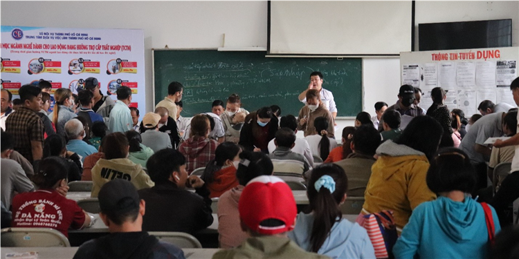 TÌNH HÌNH LAO ĐỘNG ĐANG HƯỞNG TRỢ CẤP THẤT NGHIỆP TRỞ LẠI THÀNH PHỐ HỒ CHÍ MINH SAU TẾT